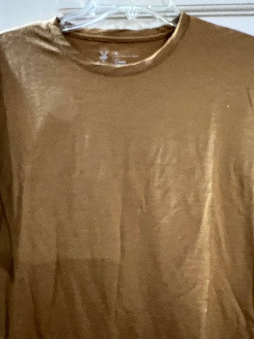 ibex Men's Short Sleeve Tee in Mustard